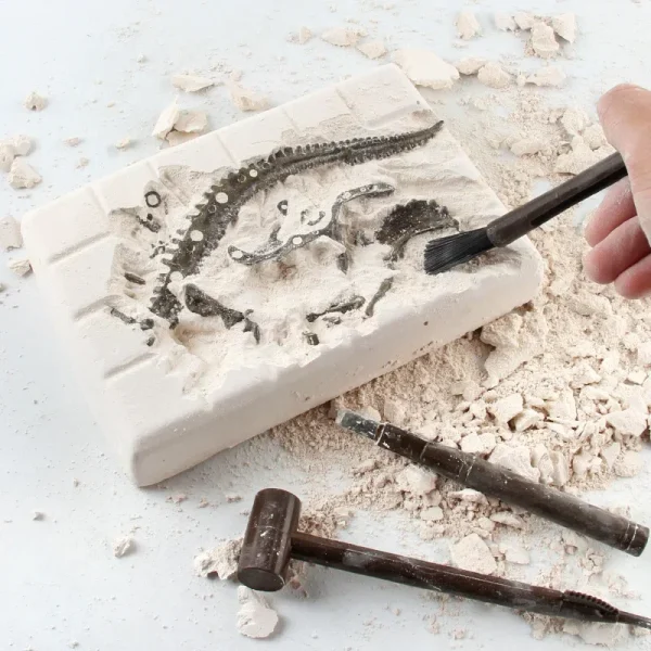 Dinosaur Excavation Fossil Archaeology Scientific and Educational Toy DIY Assembly Simulation Dinosaur Skeleton Animal Model - Image 2