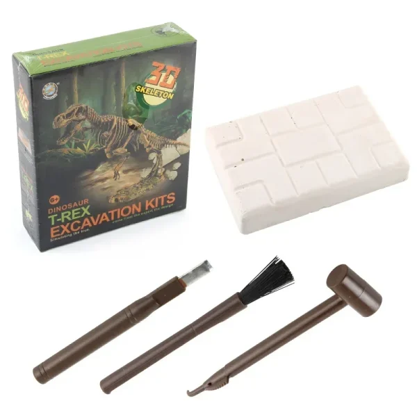 Dinosaur Excavation Fossil Archaeology Scientific and Educational Toy DIY Assembly Simulation Dinosaur Skeleton Animal Model - Image 5